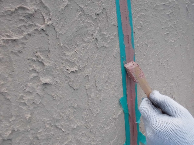 縦目地のシーリング材補修